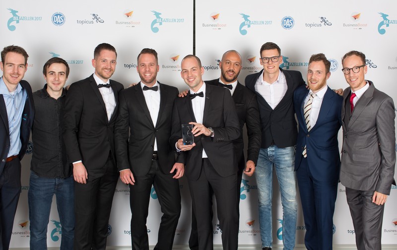 Mediamoose neemt FD Gazellen Award 2017 in ontvangst Mediamoose neemt FD Gazellen Award 2017 in ontvangst