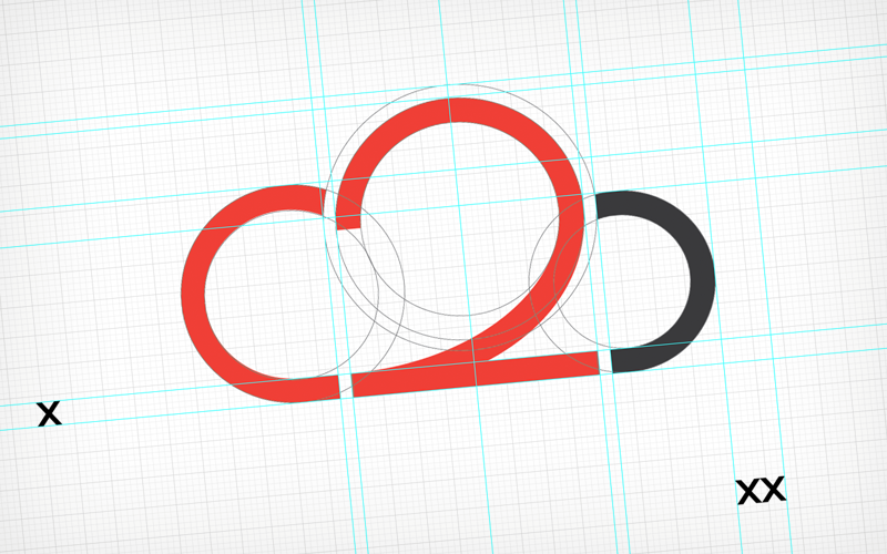 Ontwerp Cloud2 logo Ontwerp Cloud2 logo