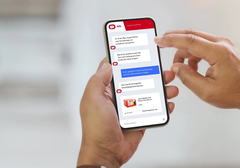 Advies vragen via mobiel aan een chatbot Advies vragen via mobiel aan een chatbot